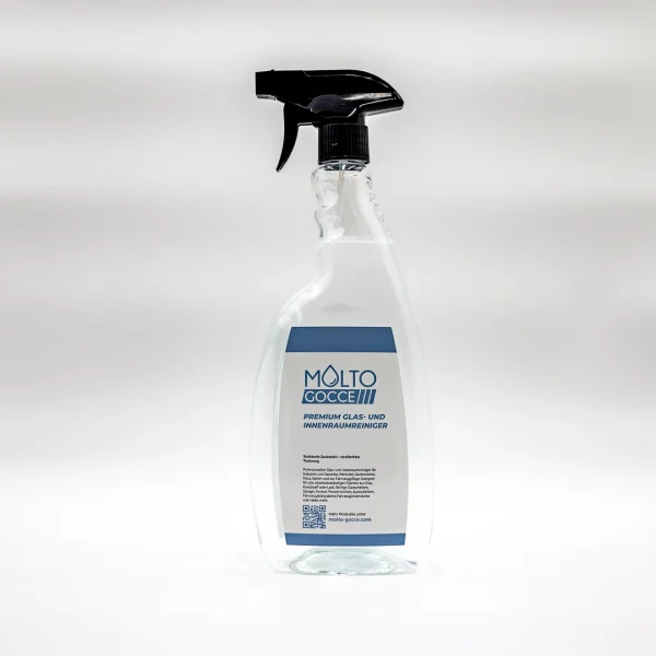 MOLTO GOCCE® Glasreiniger – kraftvolle und streifenfreie Reinigung für alle Glasflächen