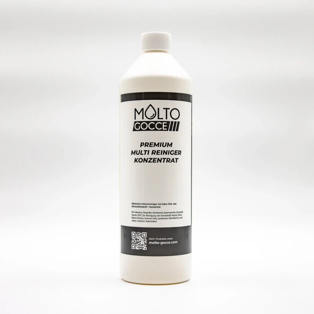 MOLTO GOCCE® Reinigungslösung für Außenflächen – effektiv gegen Schmutz, wetterbeständig und materialschonend