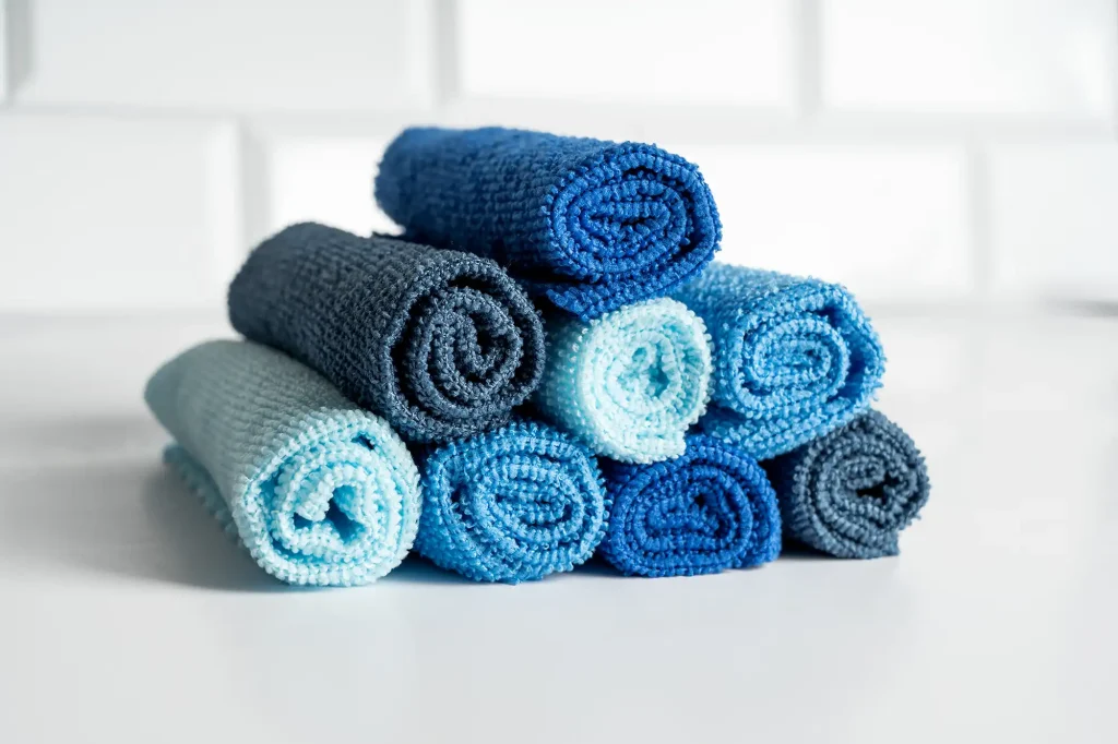 MOLTO GOCCE® Mikrofasertuch – weiches, saugfähiges Reinigungstuch für streifenfreie und schonende Reinigung verschiedenster Oberflächen